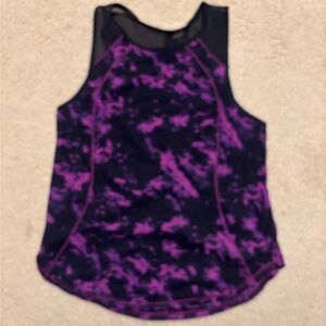 lululemon athletica Purple and Black Tank Top